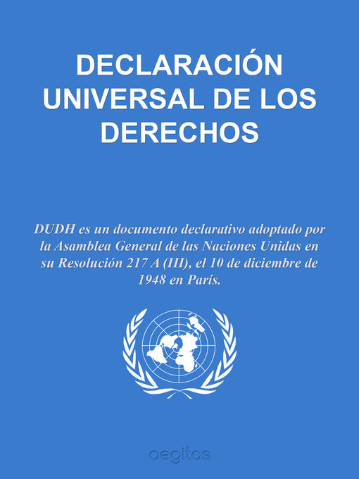 Title details for Declaración Universal de Derechos Humanos by United Nations - Available